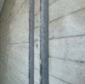 木化粧型枠コンクリート壁