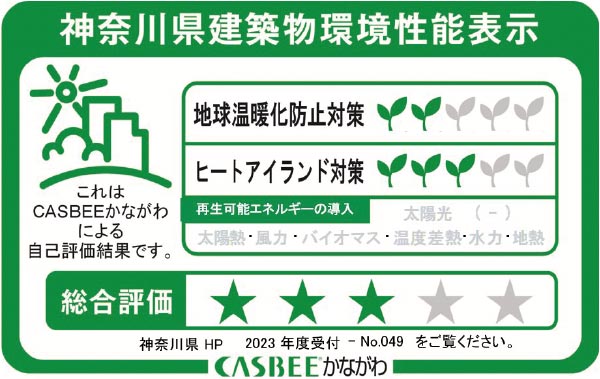 神奈川県建築物環境性能評価 「CASBEEかながわ」